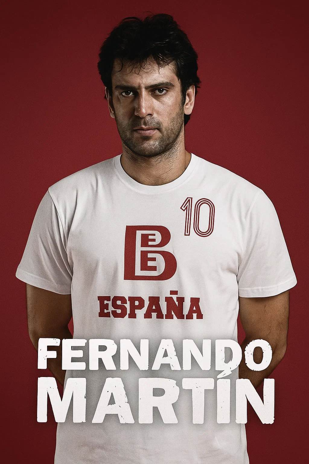 camiseta baloncesto España Fernando Martin
