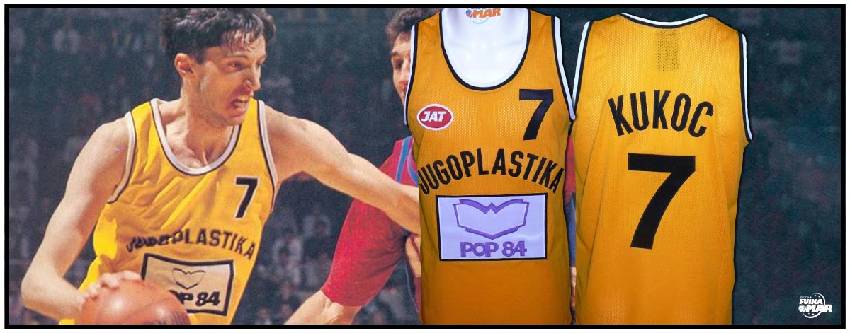 camiseta tony Kukoc Jugoplastika