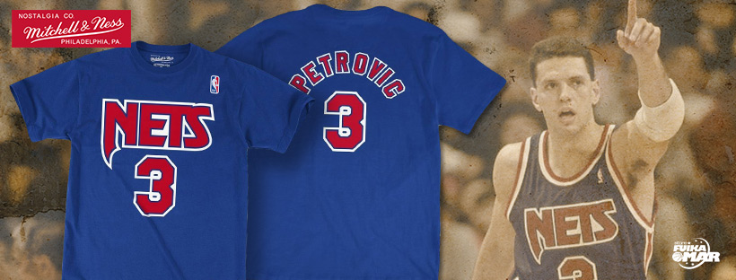 camiseta Drazen Petrovic Nets