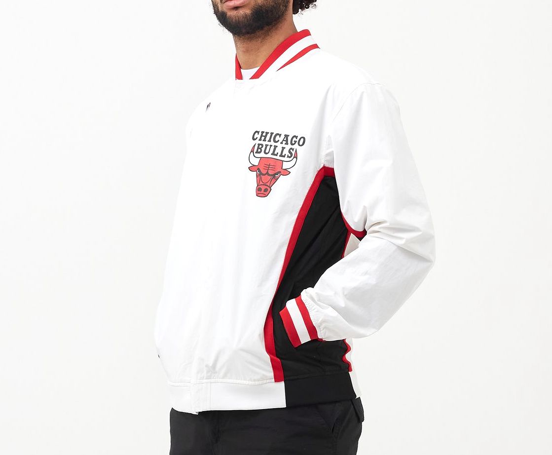 chaqueta Chicago bulls warm up Mitchell ness