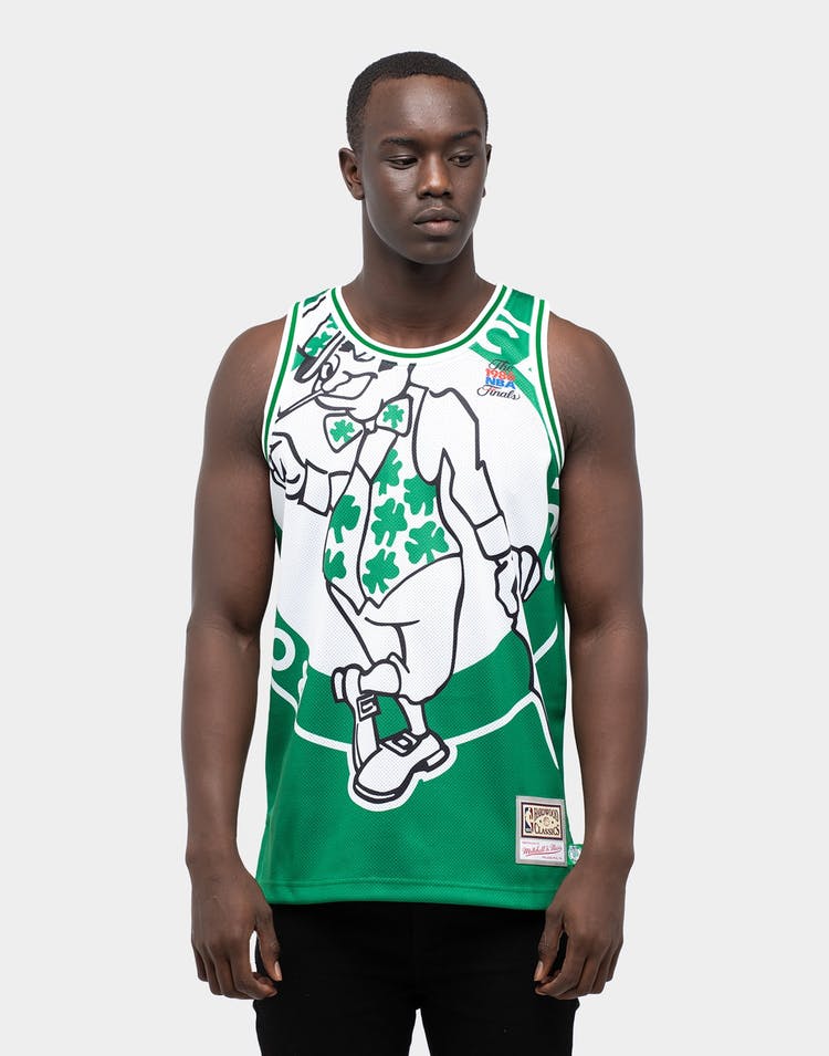 camiseta baloncesto boston celtics big face