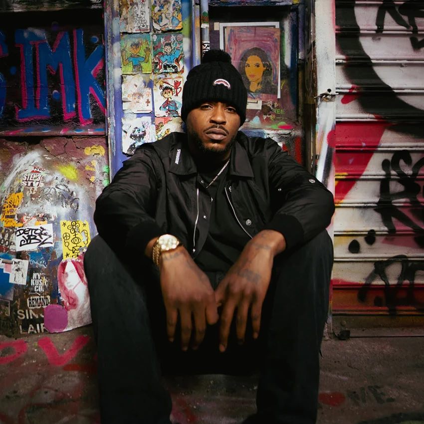 Sprayground Black Knit Puff Beanie copia.jpg