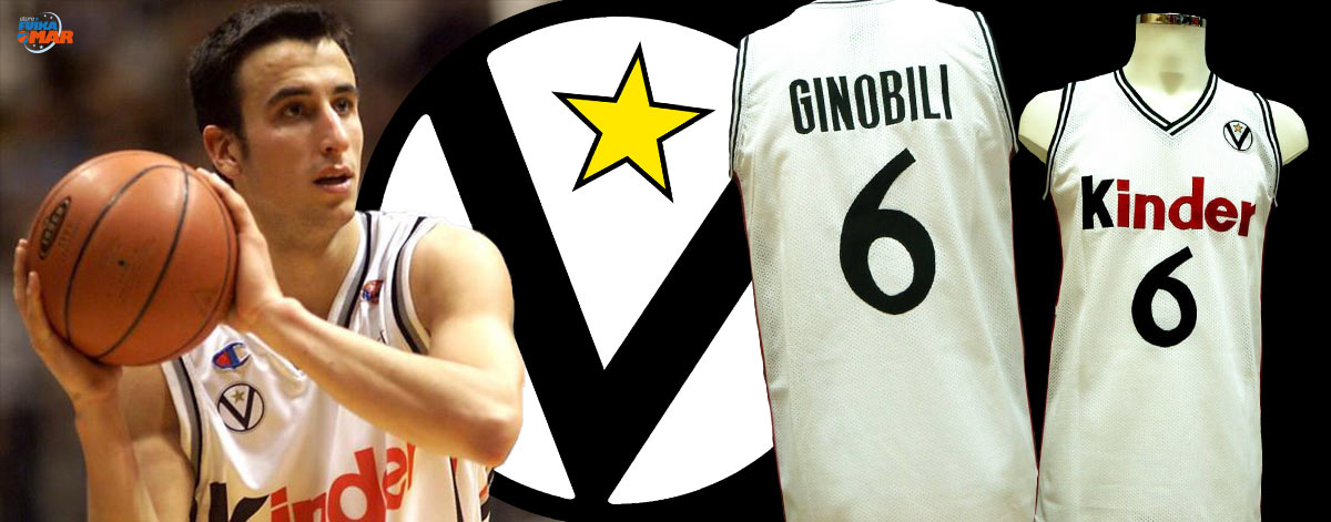 camiseta ginobili bolonia Kinder