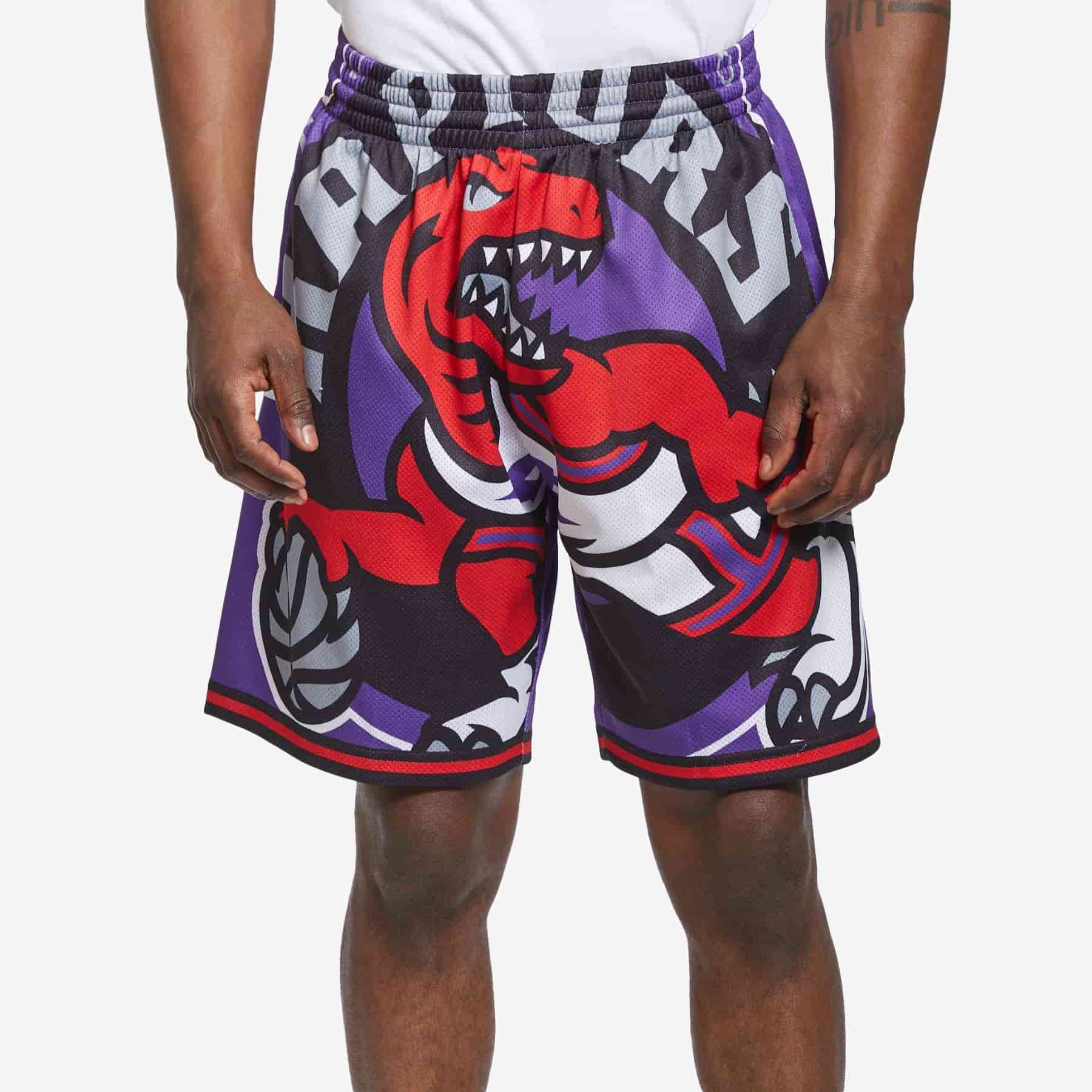 Short toronto raptors Mitchell ness big face