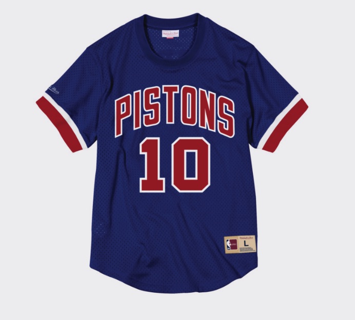 camiseta rodman pistons