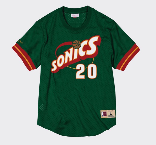 camiseta payton mitchell and ness