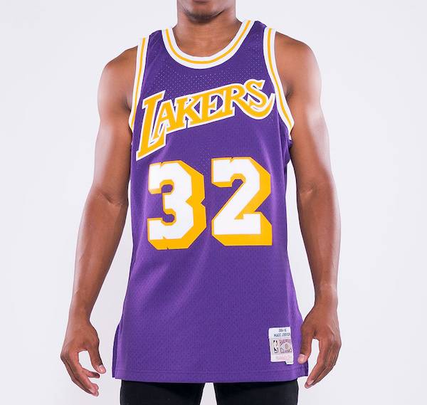 camiseta lakers morada