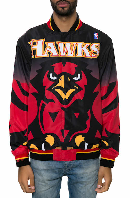 chaqueta mitchell and ness atlanta hawks