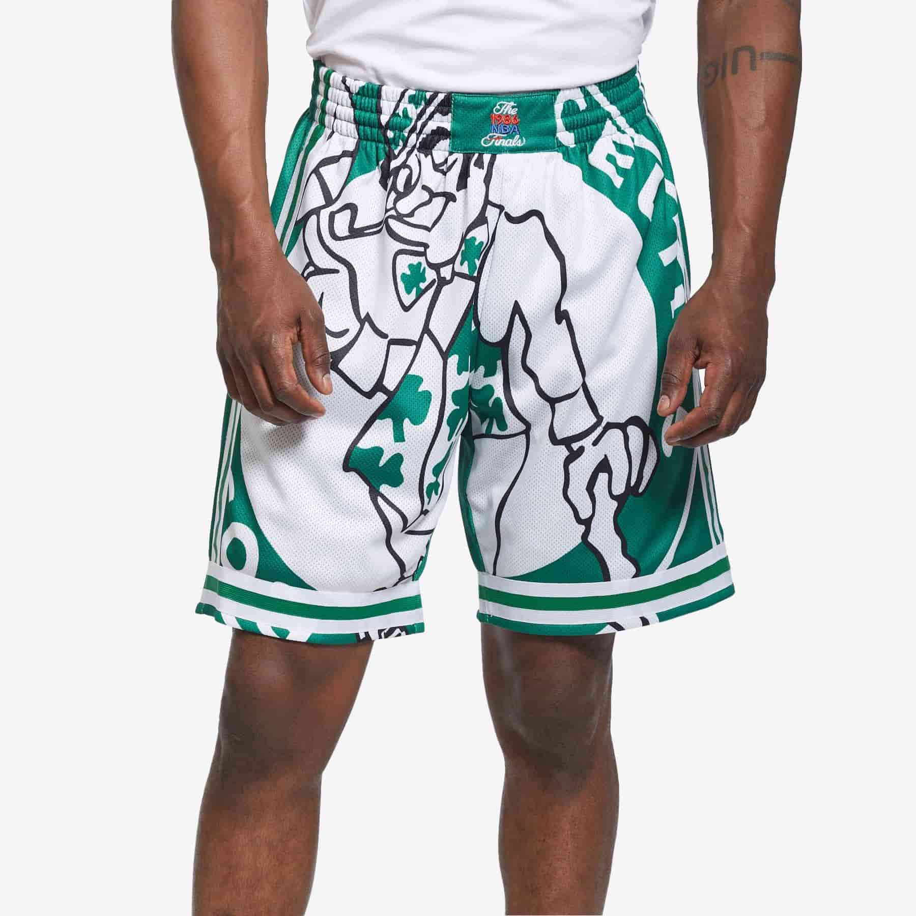 short de los boston celtics mitchell and ness