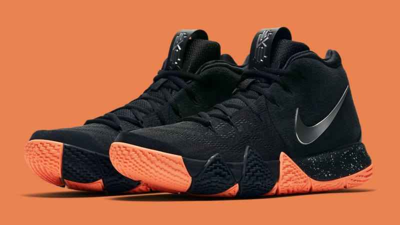 nike kyrie 4 black metallic silver
