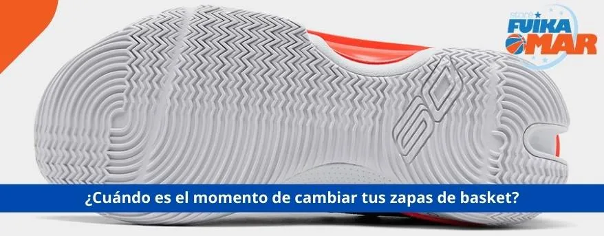 Cuándo cambiar tus zapatillas de baloncesto