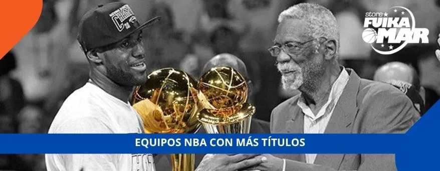 Equipos NBA con más títulos. Clasificación Campeones NBA