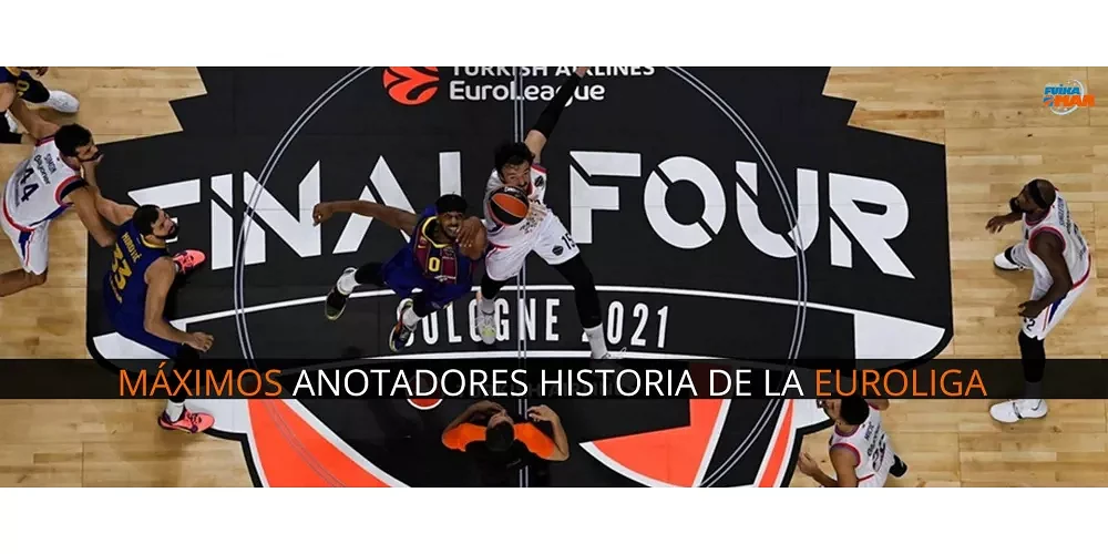 MÁXIMOS ANOTADORES HISTORIA DE LA EUROLIGA