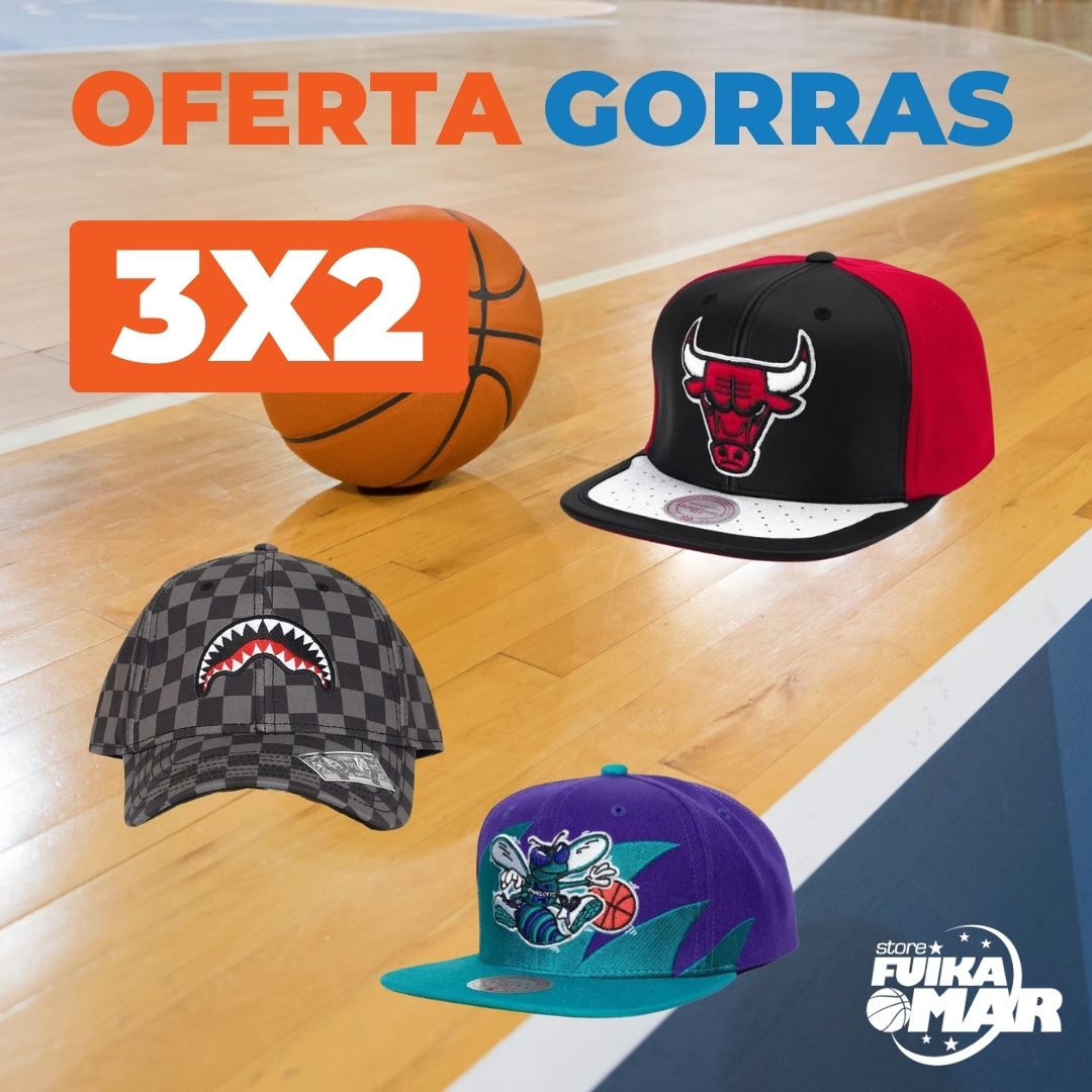 Gorra plana de Chicago Cut Away ➡️ Mitchell and Ness NBA Baloncesto