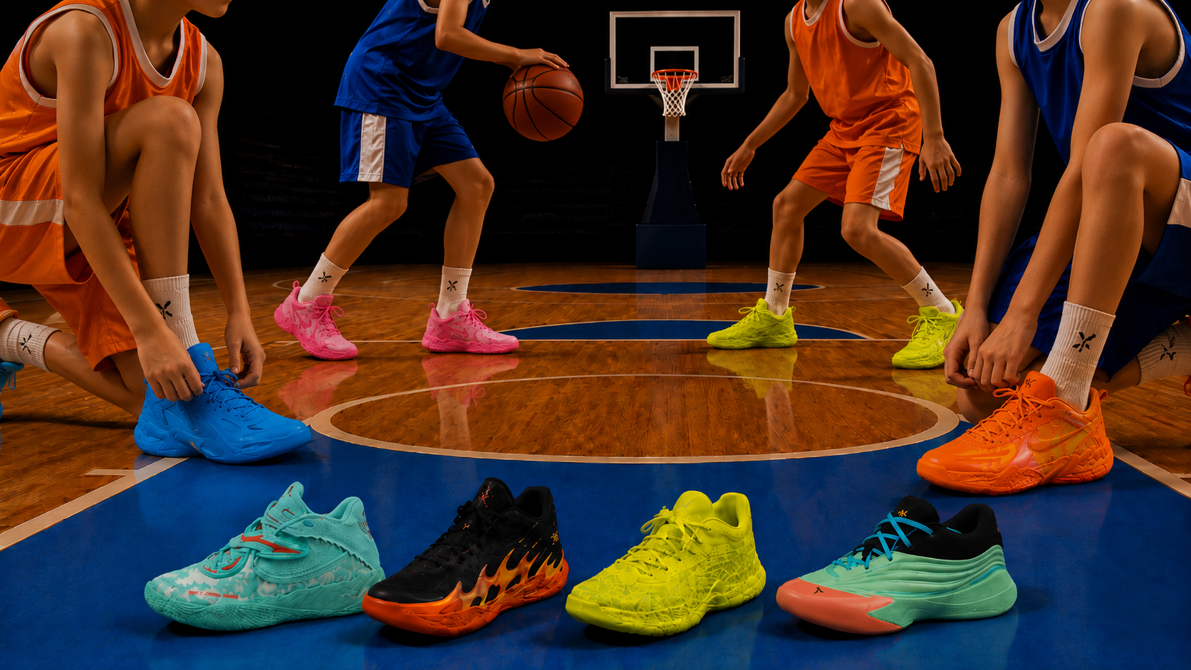 Zapatillas de baloncesto para niños